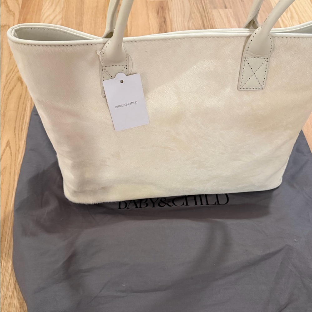 Restoration Hardware Cream Tote Bag